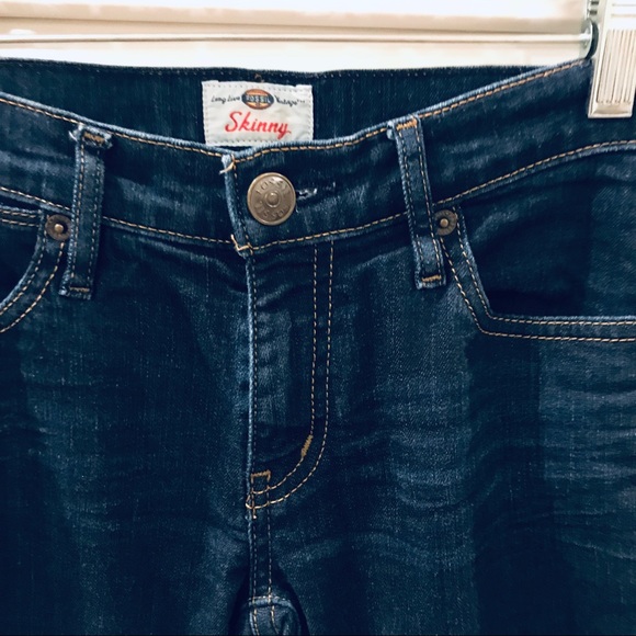 Fossil Skinny Dark Wash Jeans - Picture 2 of 8